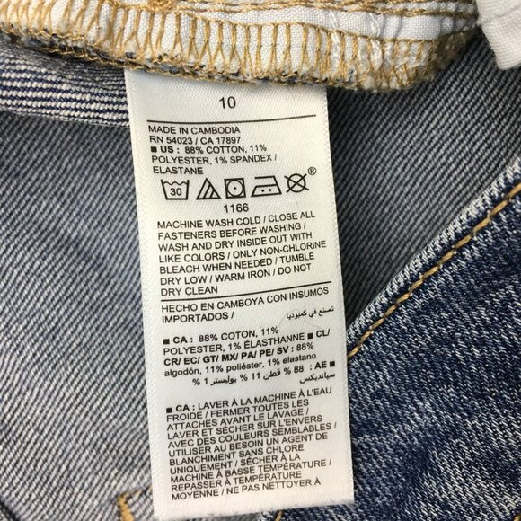 Old Navy Jeans Women's Mid Rise Boyfriend Loose Fit Distressed size 10 length 28 - Picture 7 of 8